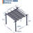 Modern Aluminum Pergola, Outdoor Pergola with Adjustable Canopy, Stable 4-Sided Base, Aluminum Gazebos for Backyard-114392614-114392616