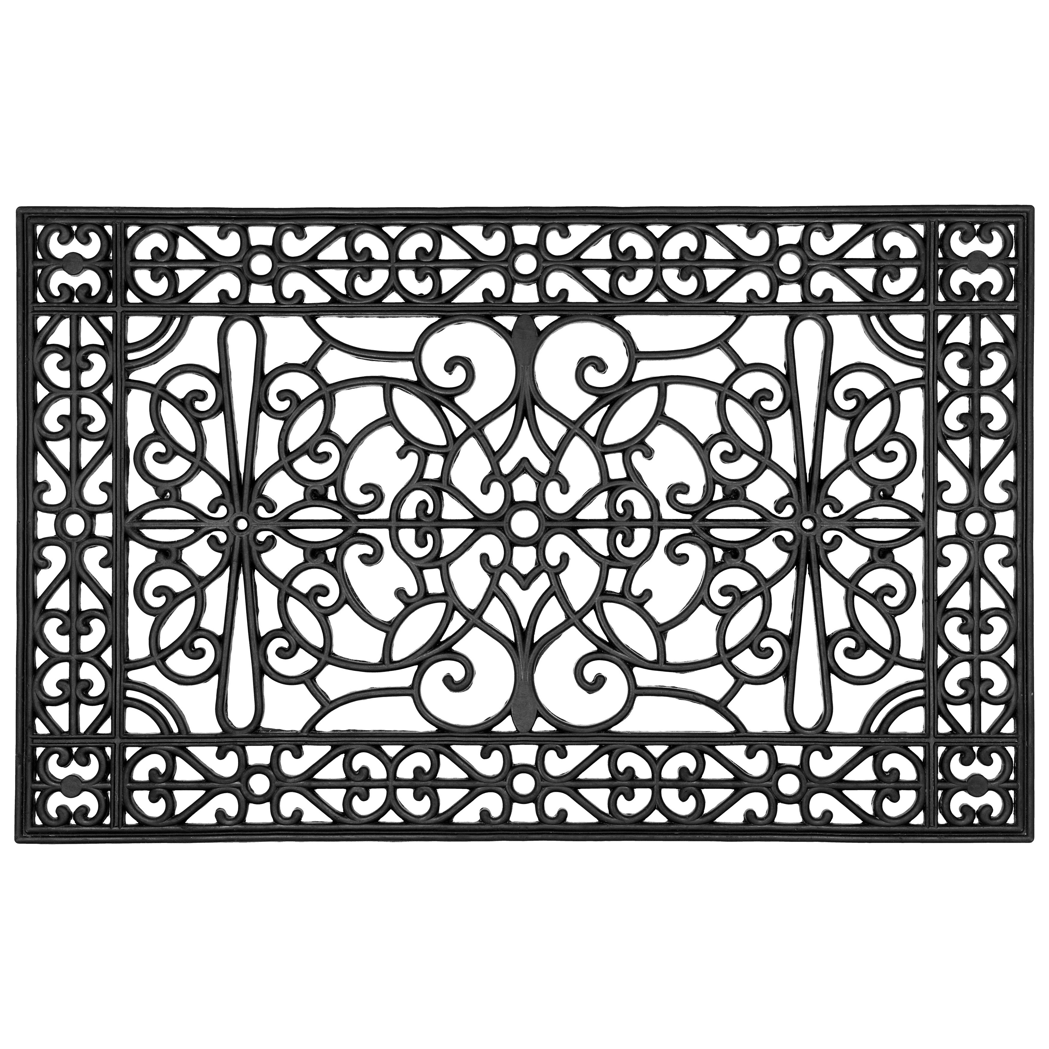 Armie Large Door Mat, Natural Rubber, Ideal for An Entryway, 30 x 48 Darby Home Co