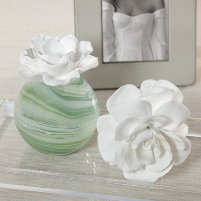 Diffuseur d'huile parfumée en porcelaine Petals