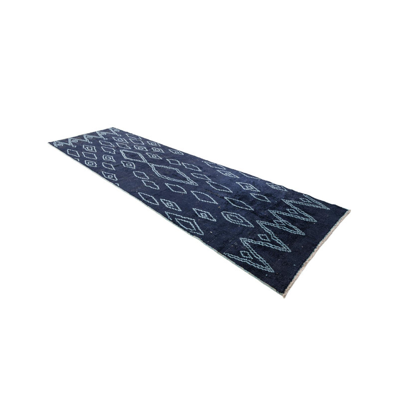 Tapis de couloir bleu marine Kalmanovitz