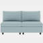 Canapé-lit modulaire en tissu avec rangement Chenille-637996897