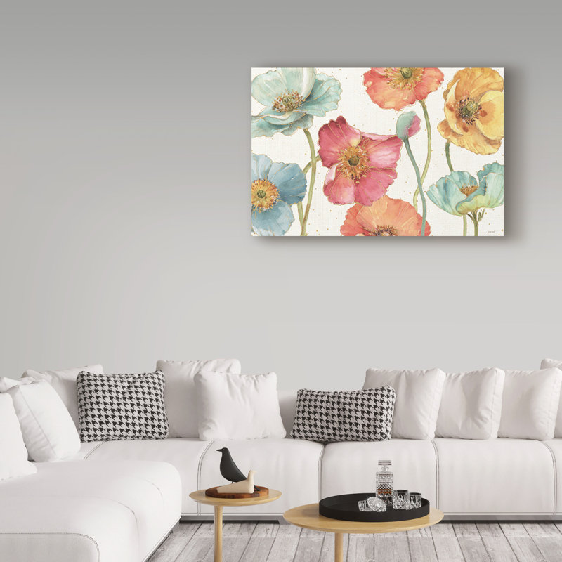 « spring molles i », reproduction de peinture à l’acrylique sur toile tendue, H 30 po x l 47 po x P 2 po