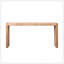 Console 69 po Natural Seagrass - Plateau tissé à la main avec structure en bois d'ingénierie