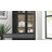 Nyx Arched Display Cabinet In Black