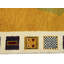 Tapis oriental indo-Gabbeh à bordure dorée jaune 4 x 6