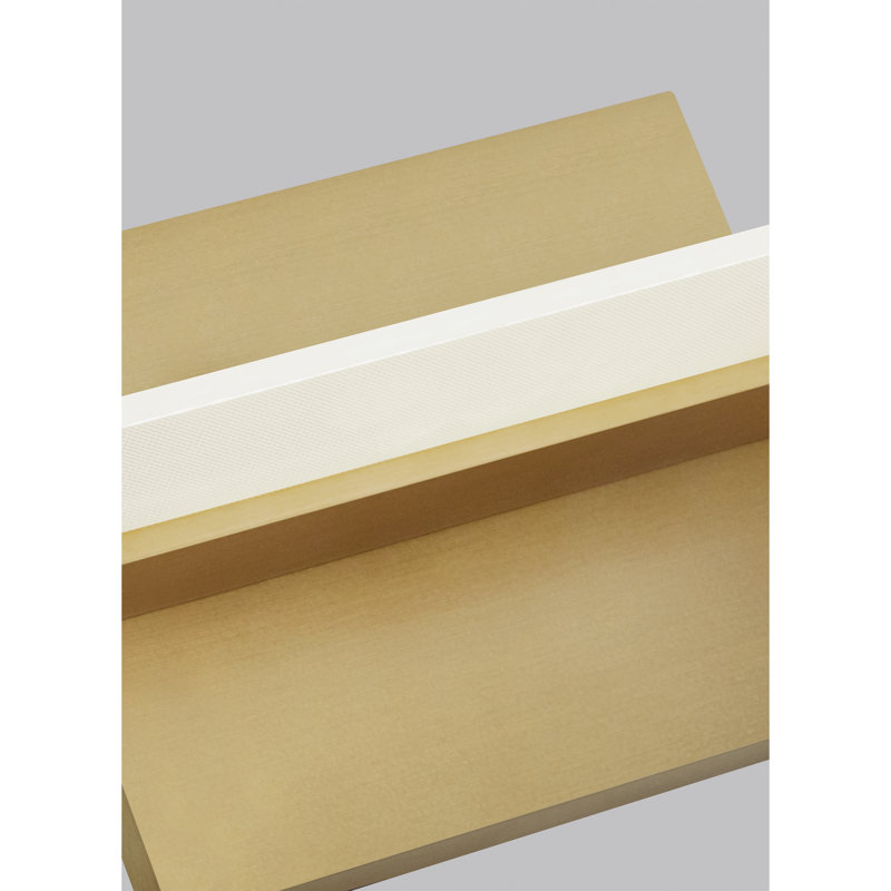 Tris 3 - Light LED Vanity Light, Aged Brass