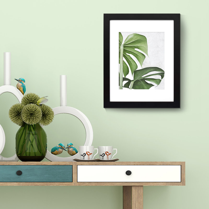 Cadre photo en bois Deekha, Blanc, 8 po x 12 po
