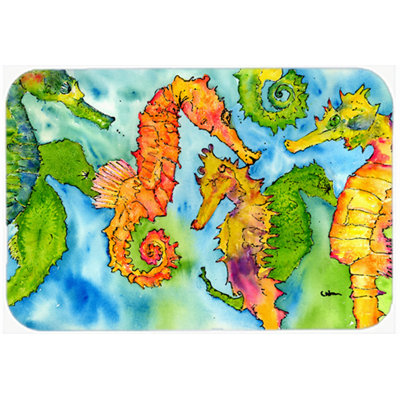East Urban Home Seahorse Glass Cutting Board