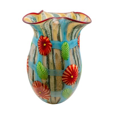 Plazio Hand Blown Art Glass Vase -  Dale Tiffany, AV21008