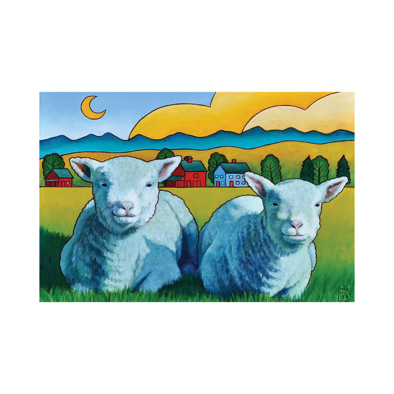 Ewetwo by Stacey Neumiller - Wrapped Canvas Gallery-Wrapped Canvas Giclée, 30.48cm H x 45.72cm W