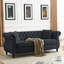 Canapé Chesterfield, canapé 3 places, canapé capitonné avec deux coussins
