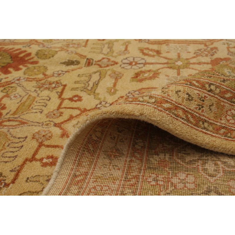 Tapis de surface en laine noué la peshawar oushak 6 pi 2 po x 9 pi 2 po one-of-kind-main Tuttle