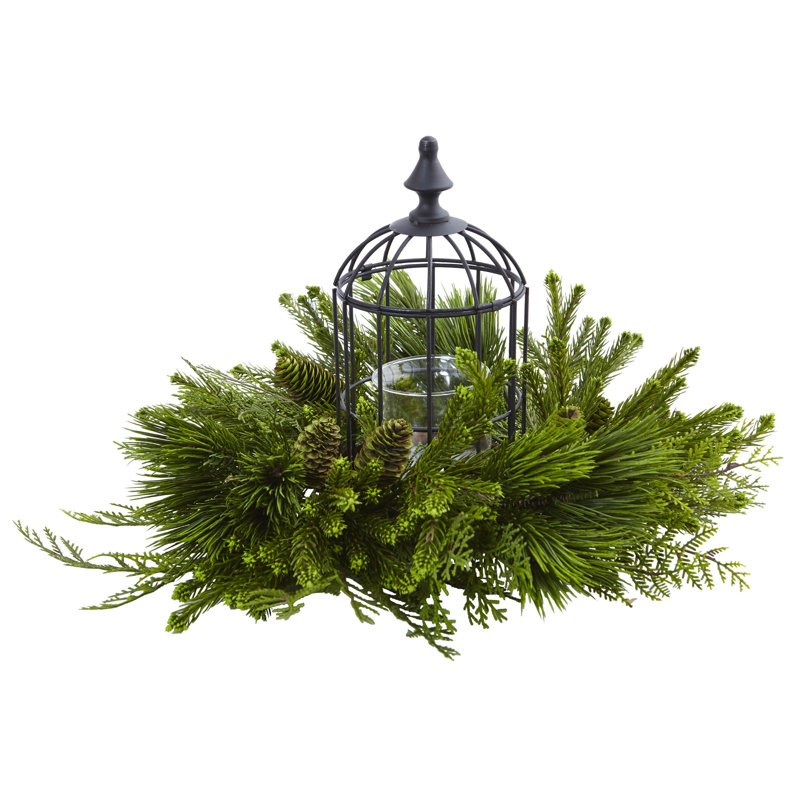 Votive en verre nichoir