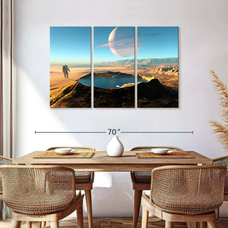 Kelan Space Crater, 36" H x 57" W