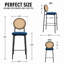 Tabouret de bar moderne en tissu Euston-1884430166-1928241688
