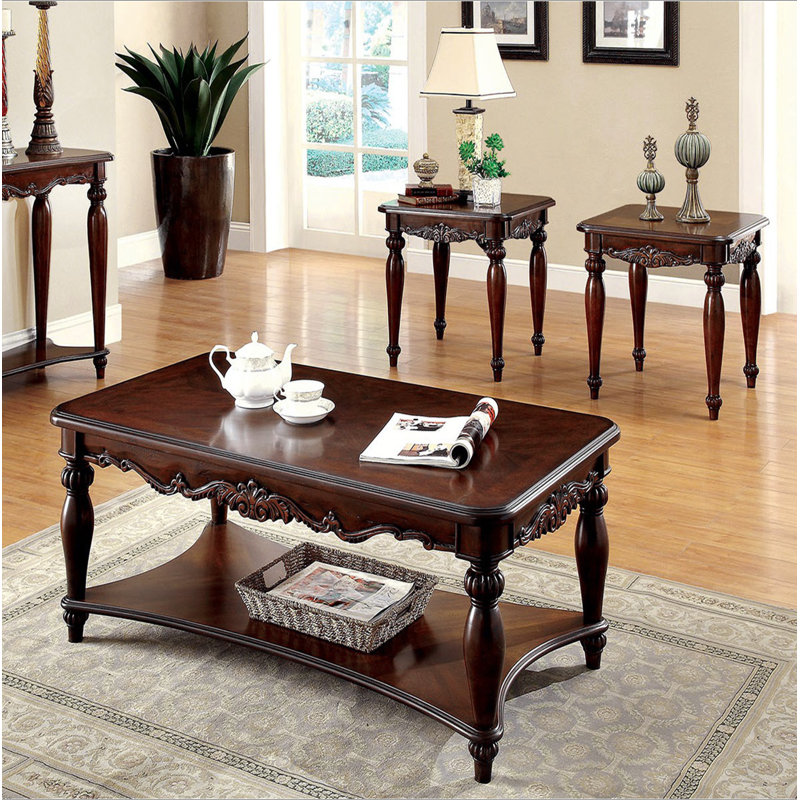 Table basse 3 pièces Traditional Style