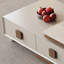 Table basse rétractable crème Vintage