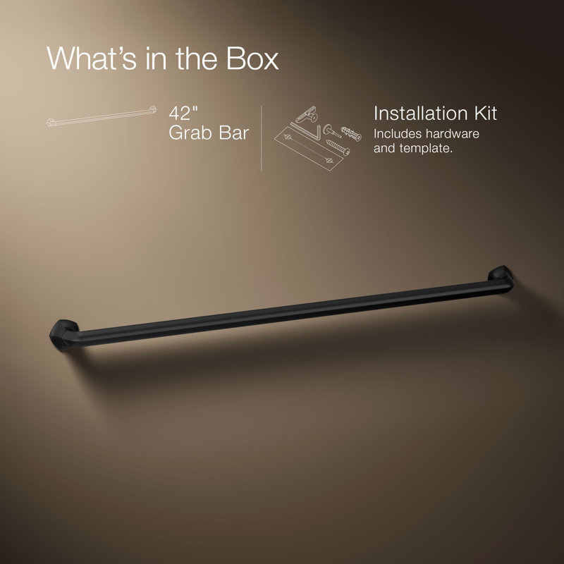 Occasion Grab Bar, 42", Matte Black