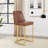Branchville Upholstered Counter Stool with Metal Frame-795483951