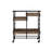 Vorrik Black & Walnut Finish Serving Cart-618900740