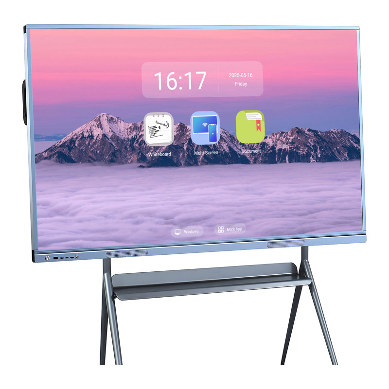JYXCN 4K Smart Board, tableau blanc interactif 86 pouces, ordinateur à écran tactile tout-en-un avec double système et partage de nuage Parfait pour la salle de classe, le bureau et les présentations?