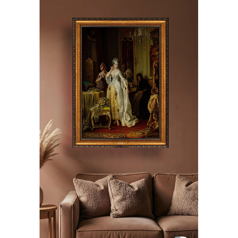 Peinture sur toile encadrée élégante, 27,6 po x 39,4 po | 50% polystyrène / 50% toile polyester, épaisseur: 1,2 po | Impression numérique époustouflante, prête à être suspendue pour la décoration intérieure, parfaite pour le salon et le bureau