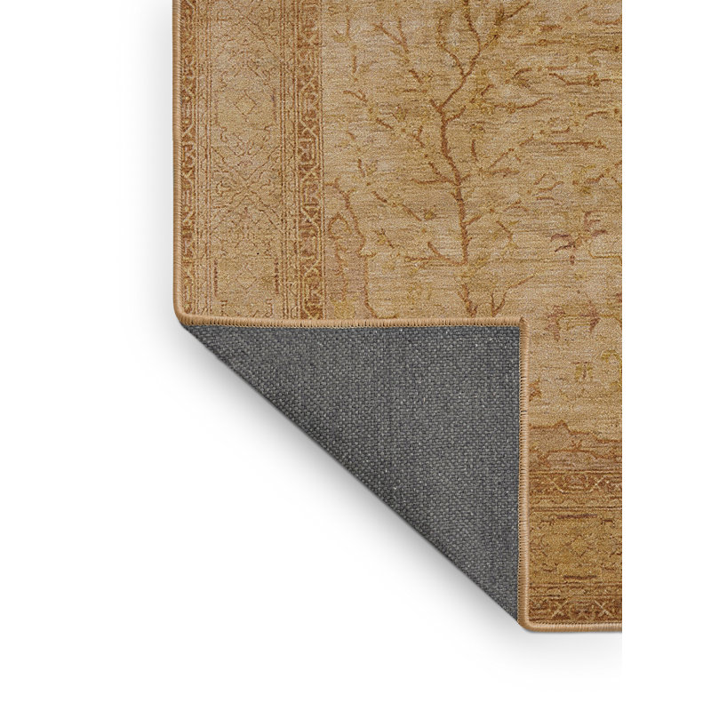 Tapis brun à motif oriental, Rectangle 6 pi x 9 pi