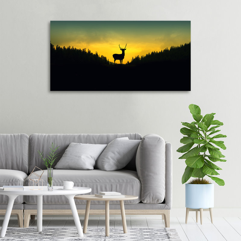 Deer - No Frame Print on Canvas
