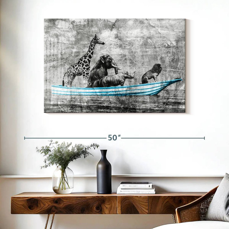 Brampt animaux bateau Pop, H 26 po x l 39 po