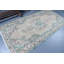 Tapis turc beige Oushak fait à la main pour un usage intérieur, idéal pour la chambre à coucher avec des matériaux biologiques