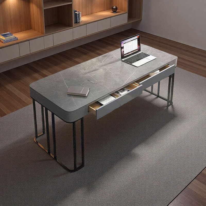 Bureau haut de gamme élégant, H 29,52 po x l 62,99 po x P 23,62 po