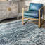 Tapis géométrique bleu Fromberg-903822683