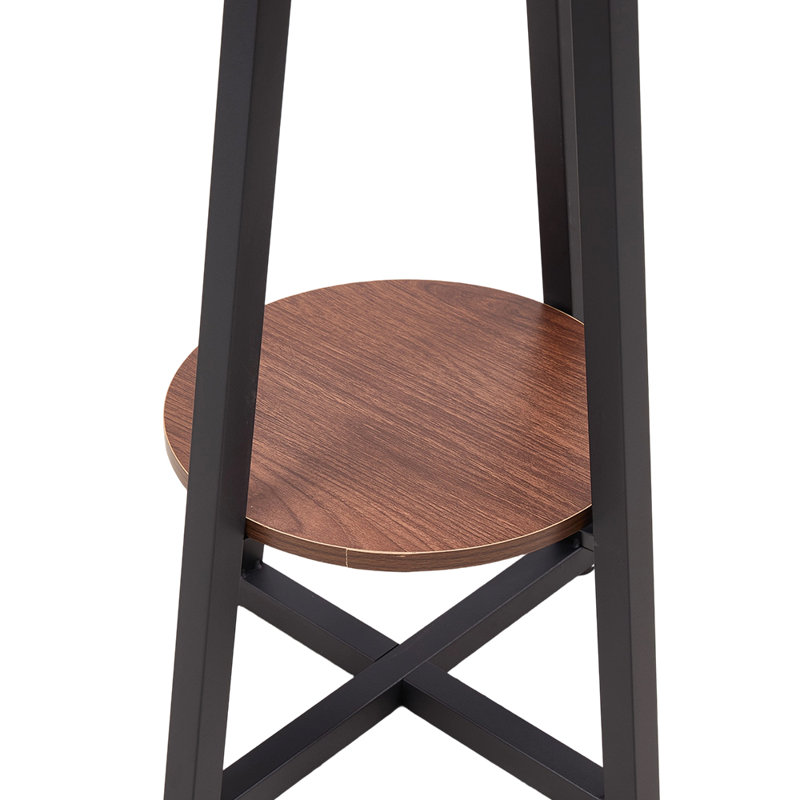Tray Top Cross Legs End Table