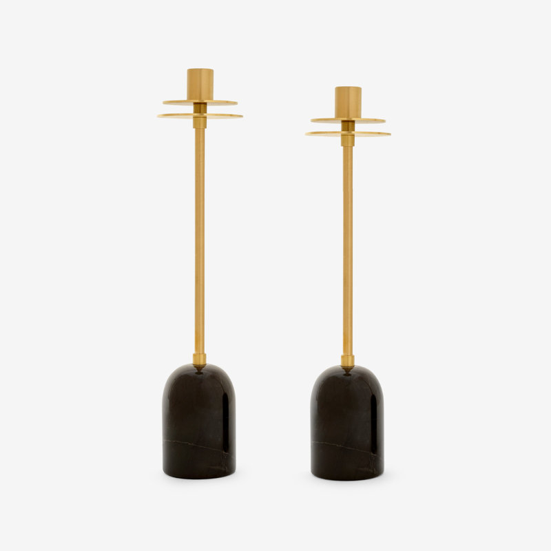 Adriti Brass Tabletop Candlestick