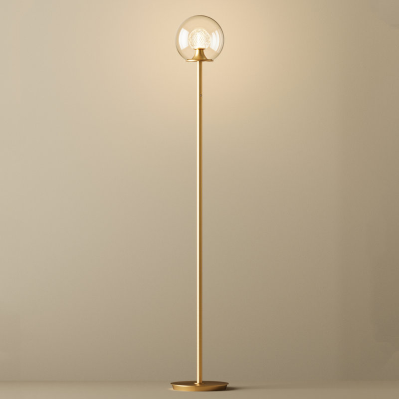 CORE 50.4"H Gold LED Touch Dimmable Modern Floor Lamp