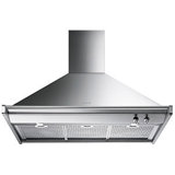 SMEG 36" 770 CFM Convertible Wall Mount Range Hood in Stainless Steel