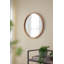 Miroir mural 20 "x 20" avec cadre en bois-1739688055