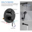 Fixation murale circulaire avec valve brute-74877372