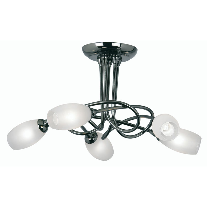 Beldon Frosted Glass Full Track Lighting Kit