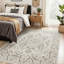 Tapis de style oriental traditionnel Losh en brun / beige / crème Losh-838224693
