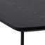 Table basse rectangulaire avec plateau en panneau de fibres à densité moyenne et base en fer - Table d'appoint facile à assembler-1621449280