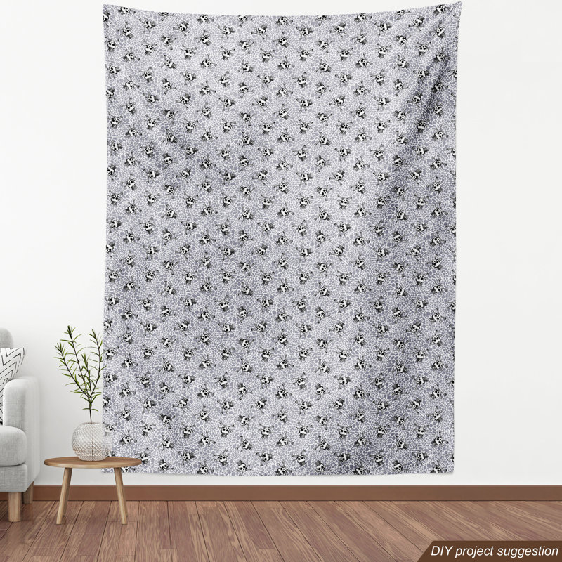 Tissu crâne, l 58 po x L 180 po