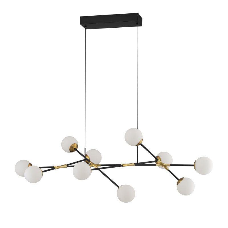 Luminaire suspendu 10 lumières DEL