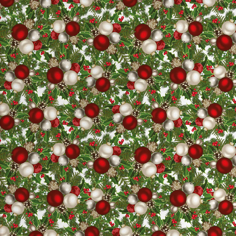 Tissu de noël, l 58 po x L 108 po