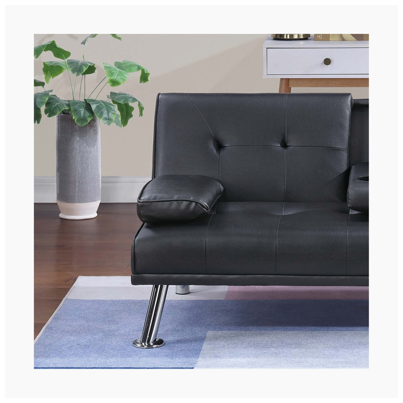Twin 66 " Upholstered Convertible Sofa
