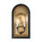 Grotto 2-Light Outdoor Wall Lantern in Matte Black with Vintage Gold-1131829729-1131829733