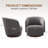 Caysey Boucle Upholstered Swivel Accent Chair-101895680
