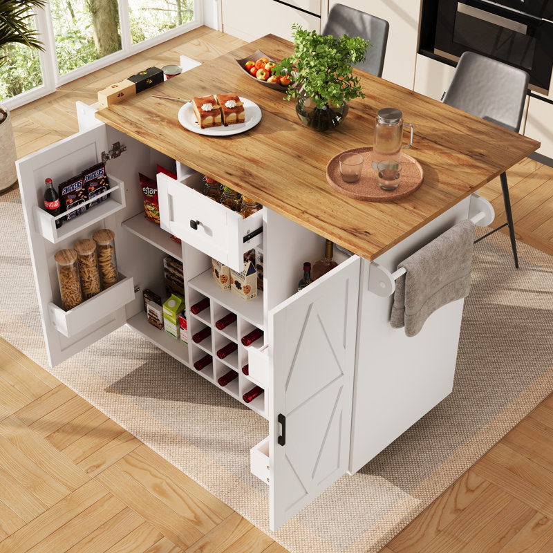 Wood Kitchen Island