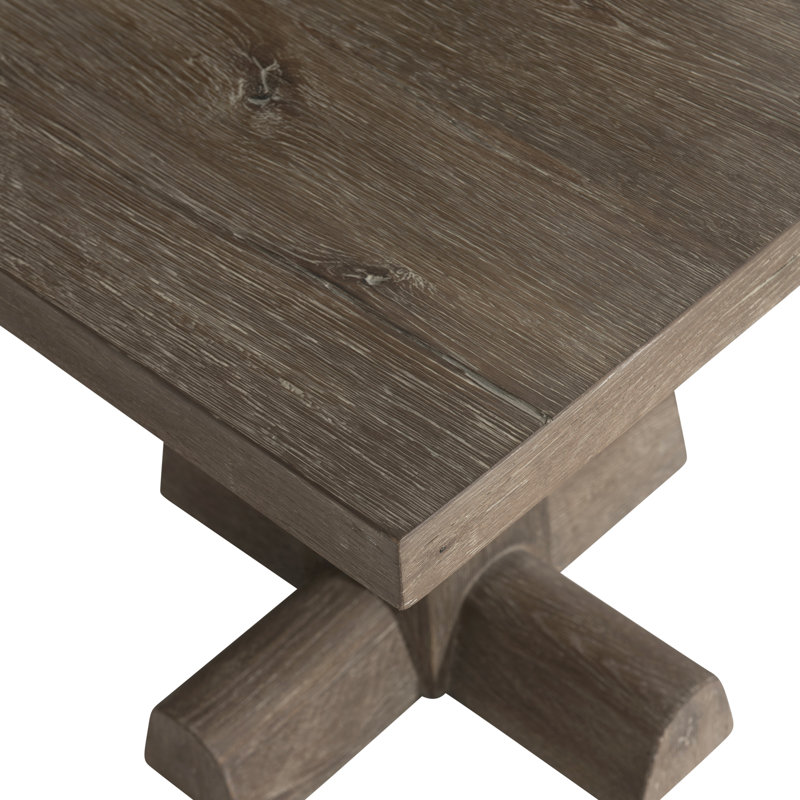 Bernhardt Tribeca Side Table With Pedestal Base