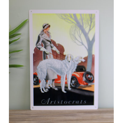 Retro Art Aristocrats Sign